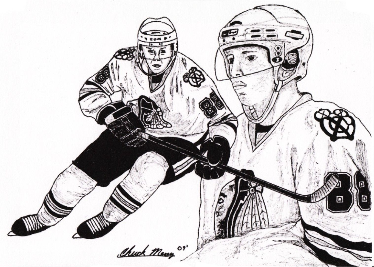 Blackhawks Coloring Pages - Coloring Home