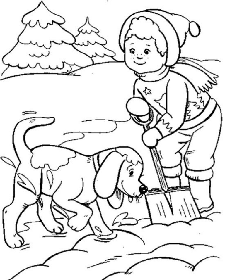 Kids Playing Free Coloring Page - Coloring Home