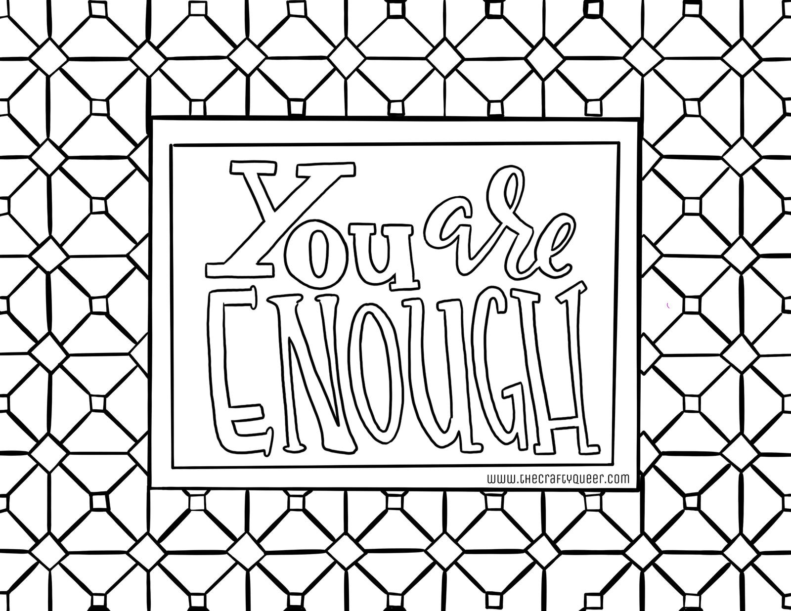 Free Coloring Pages – The Crafty Queer