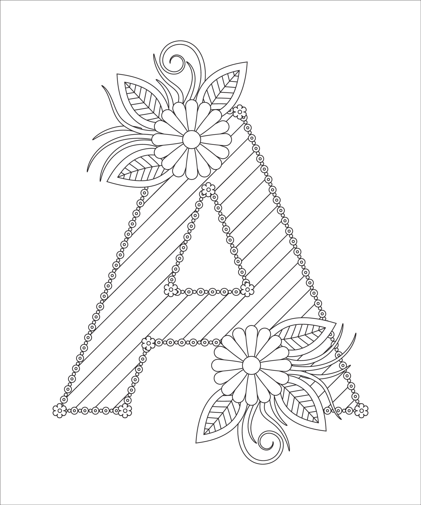 Alphabet Letters Coloring Vector Art, Icons, and Graphics for Free Download