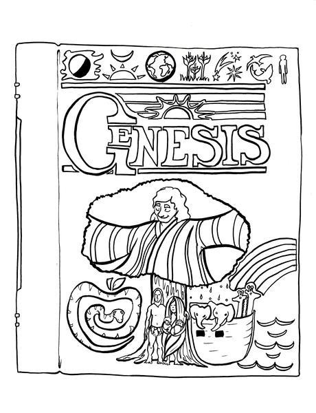 Genesis Coloring Page – Children's Ministry Deals