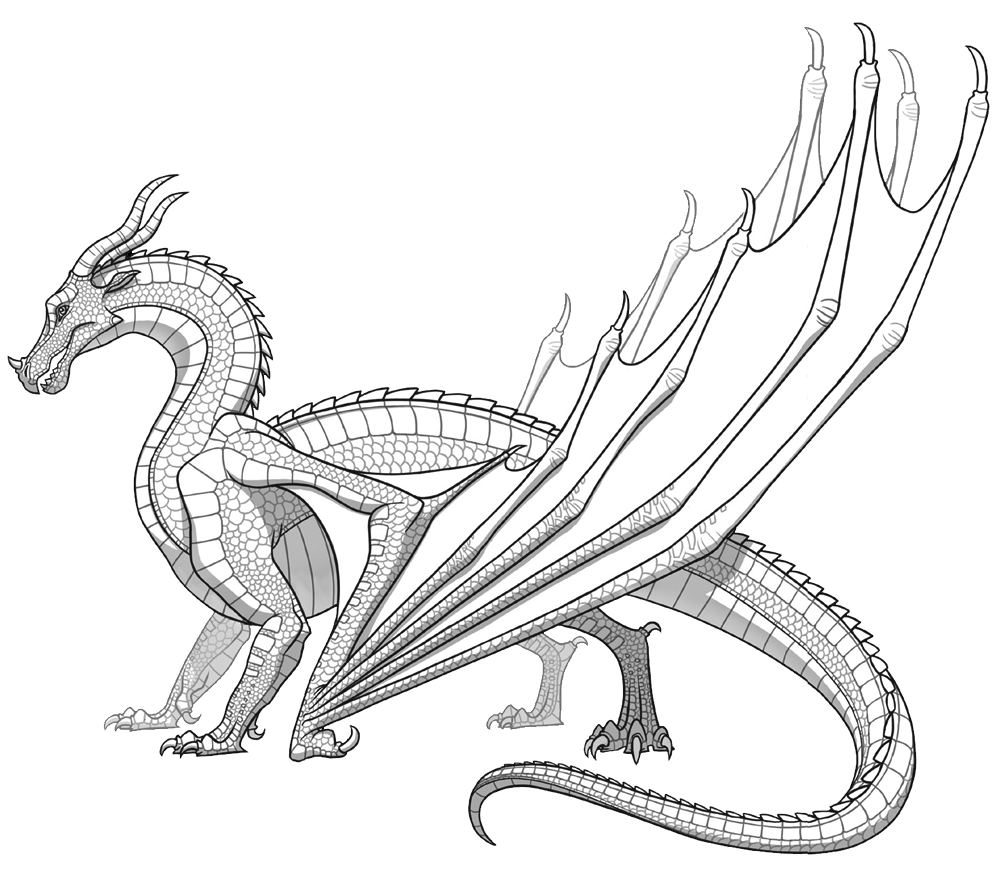 SkyWings in 2020 | Dragon coloring page, Monster coloring pages ...
