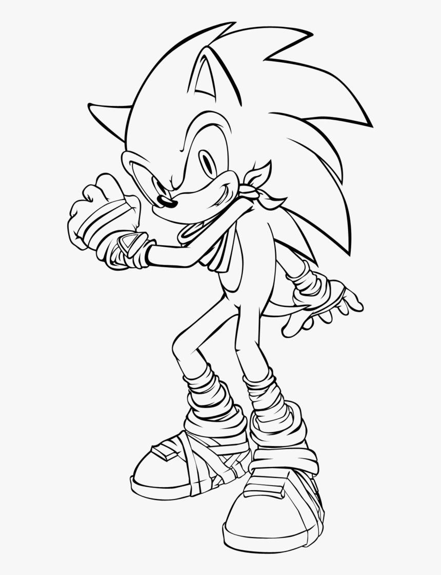 Sonic Boom Sonic The Hedgehog Coloring Pages, HD Png Download ...