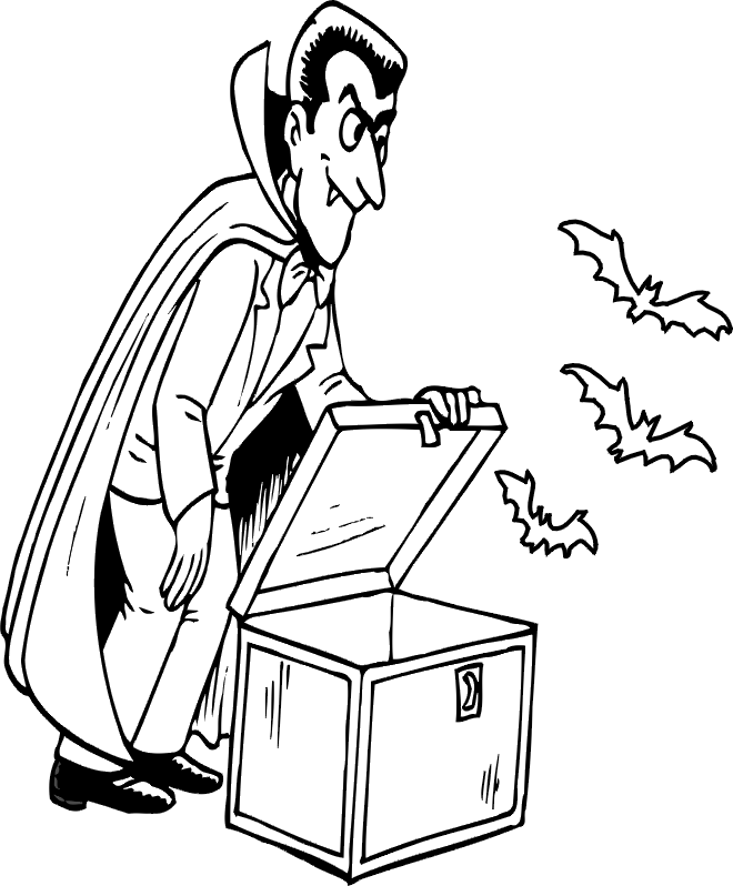 Dracula Coloring Pages For Kids | Find the Latest News on Dracula 