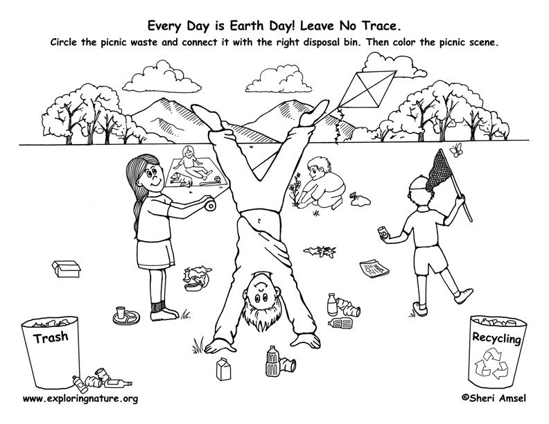 early play templates: Earth Day Activity Sheets