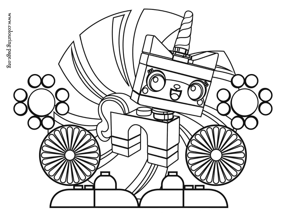 The Lego Movie - Uni-Kitty coloring page