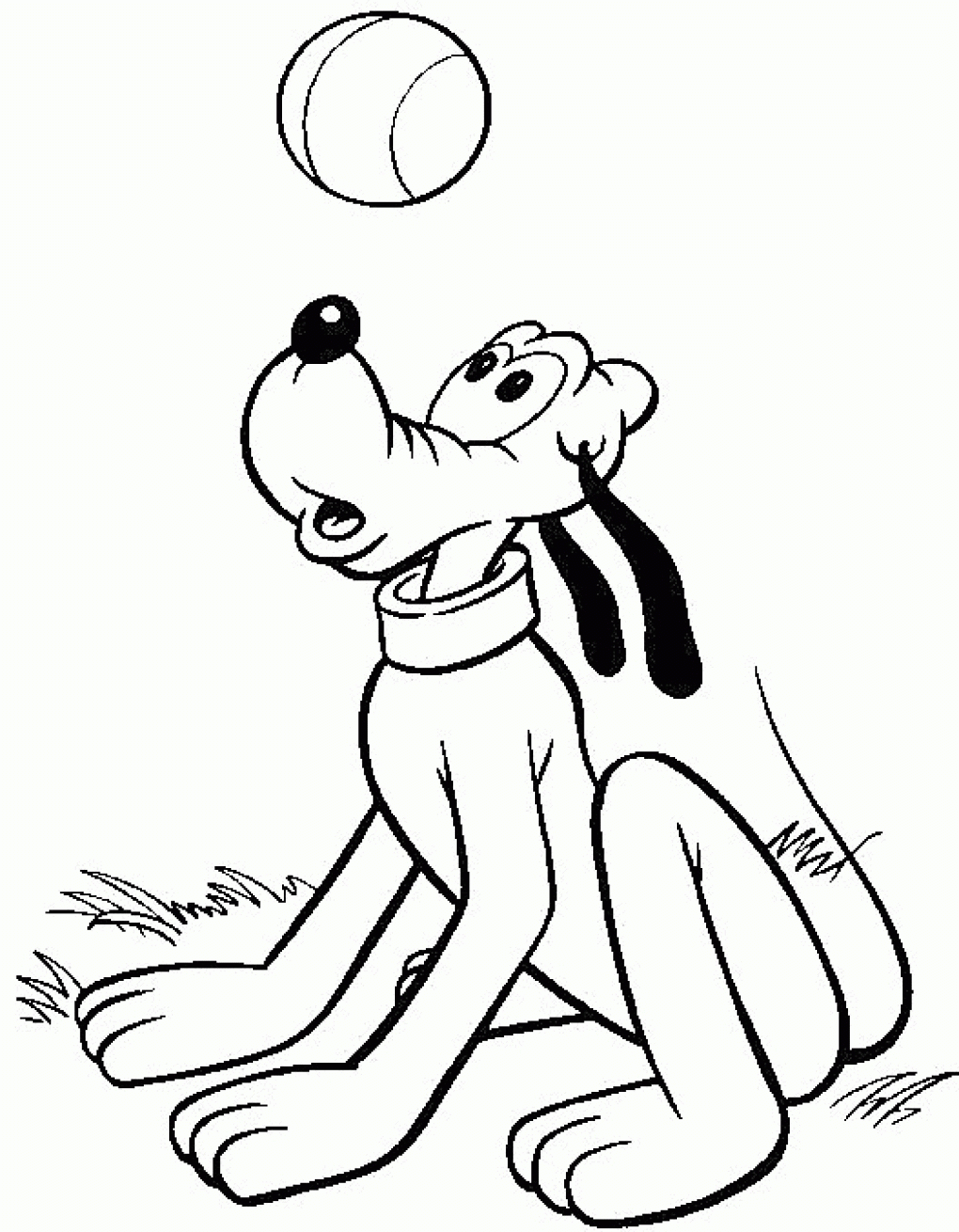 New Free Printable Pluto Coloring Page For Kids - Coloring Home