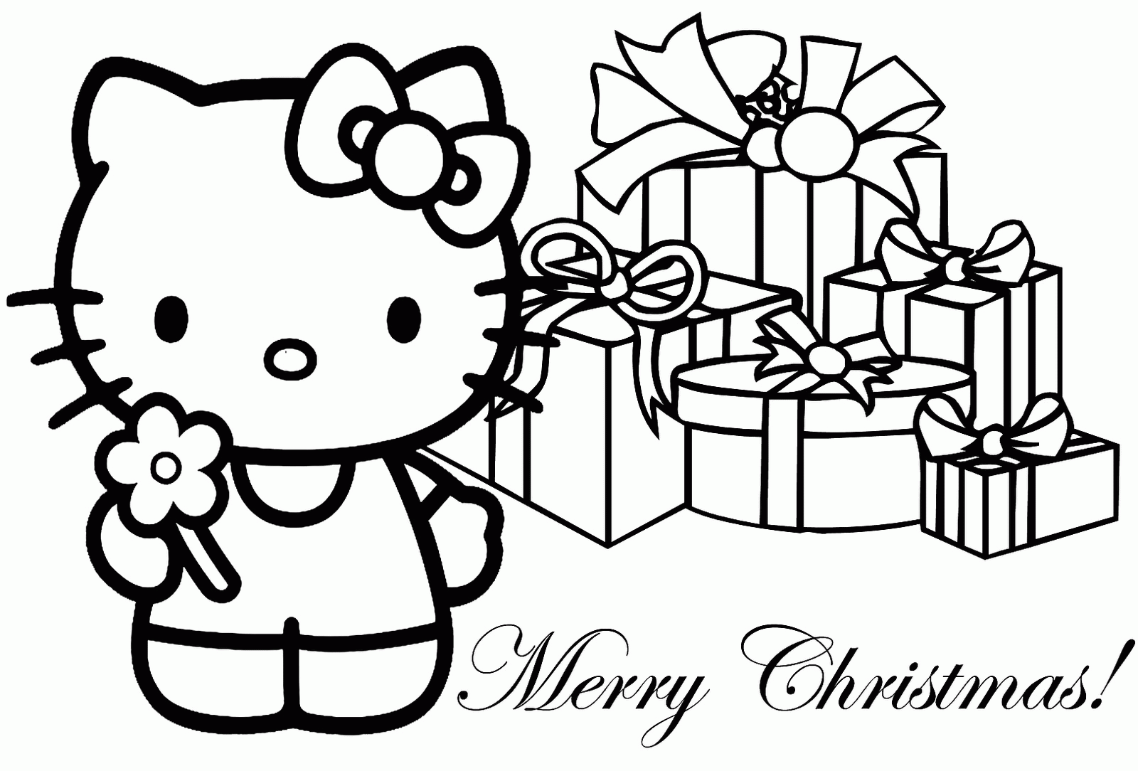 Christmas Coloring Page - Coloring Pages for Kids and for Adults