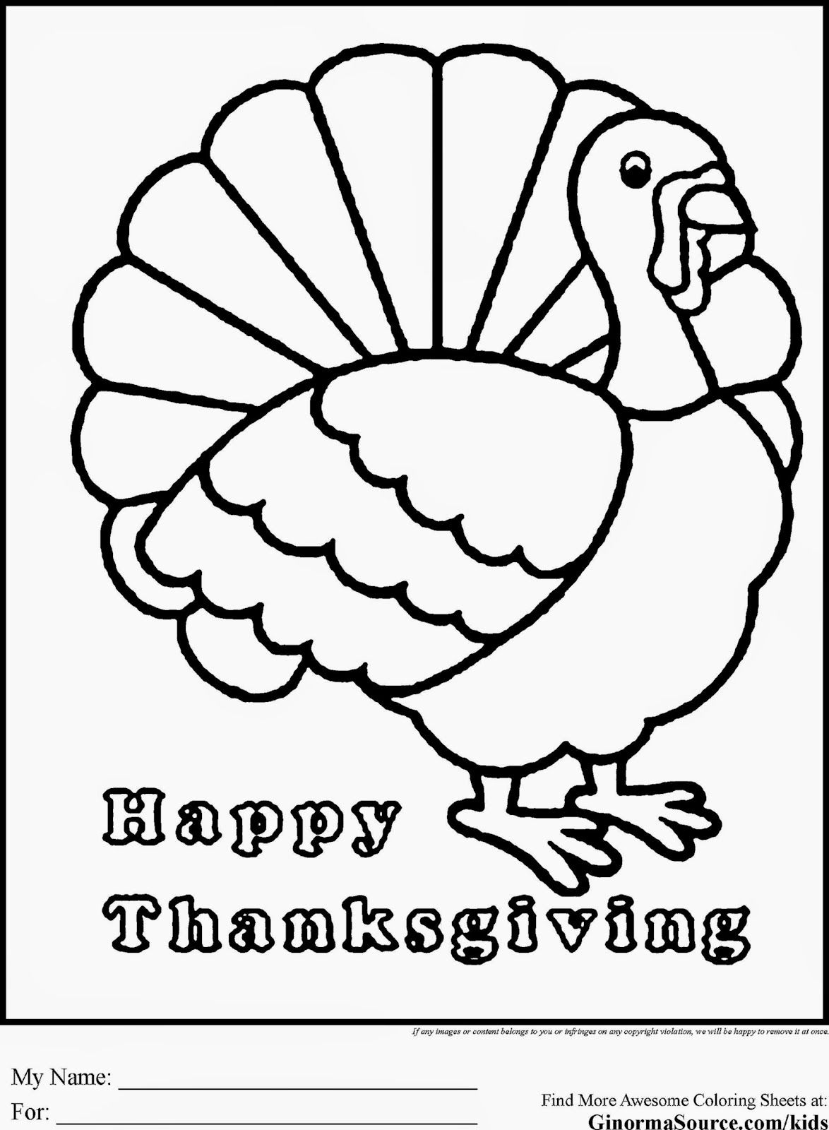 Happy Thanksgiving Coloring Pages | Free Coloring Pages