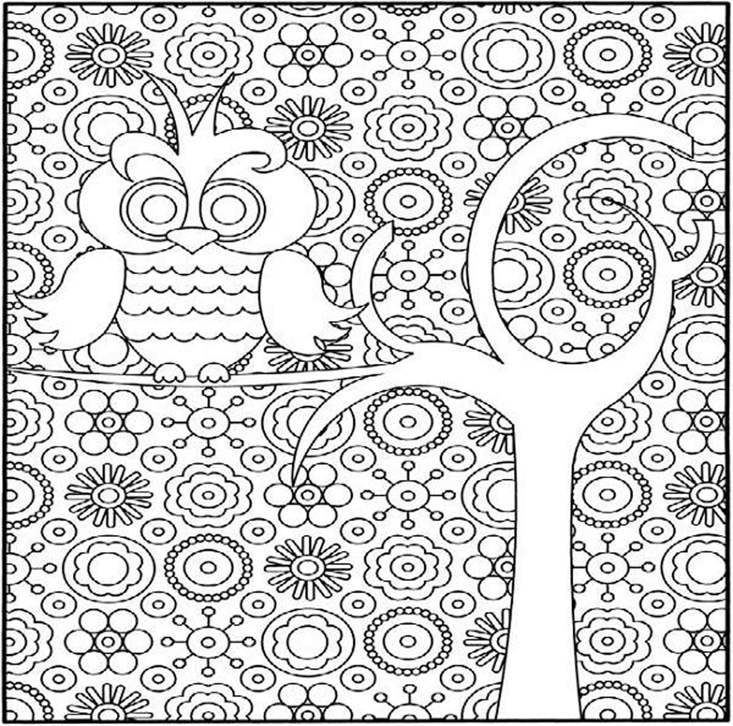 free online coloring pages for girls hard - Printable Kids ...