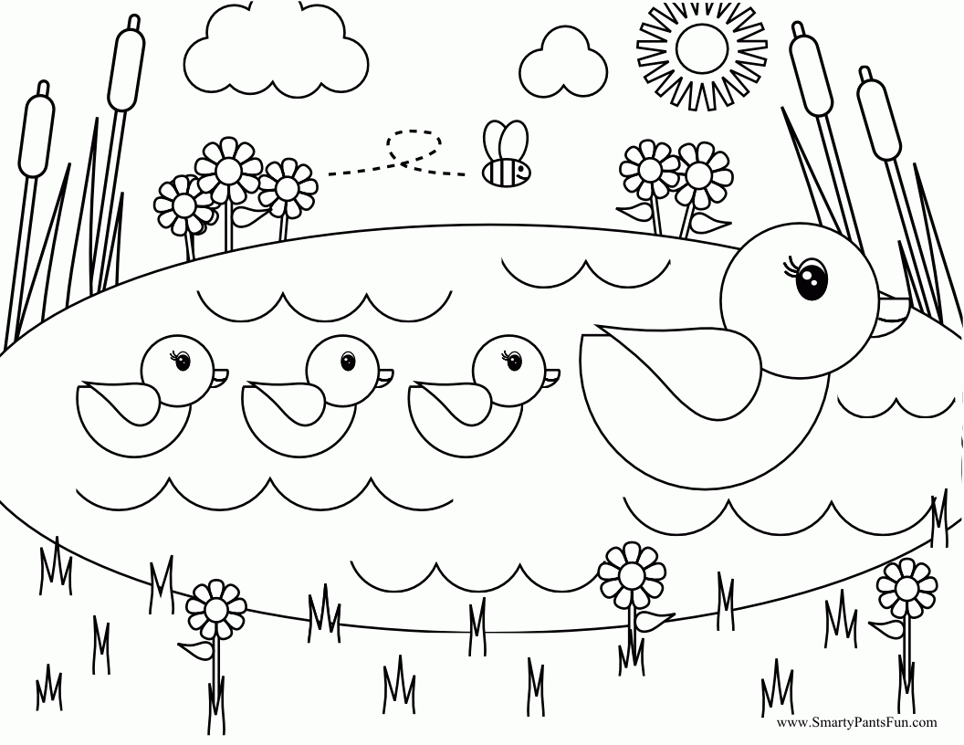 Easter And Spring Coloring Pages Download And Print For Free ...