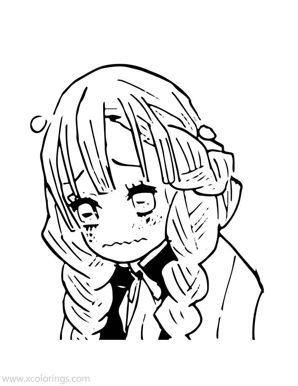 Demon Slayer Coloring Pages Mitsuri Kanroji Is Crying. | Anime Character  Drawing, Anime Demon, Slayer Anime - Coloring Home