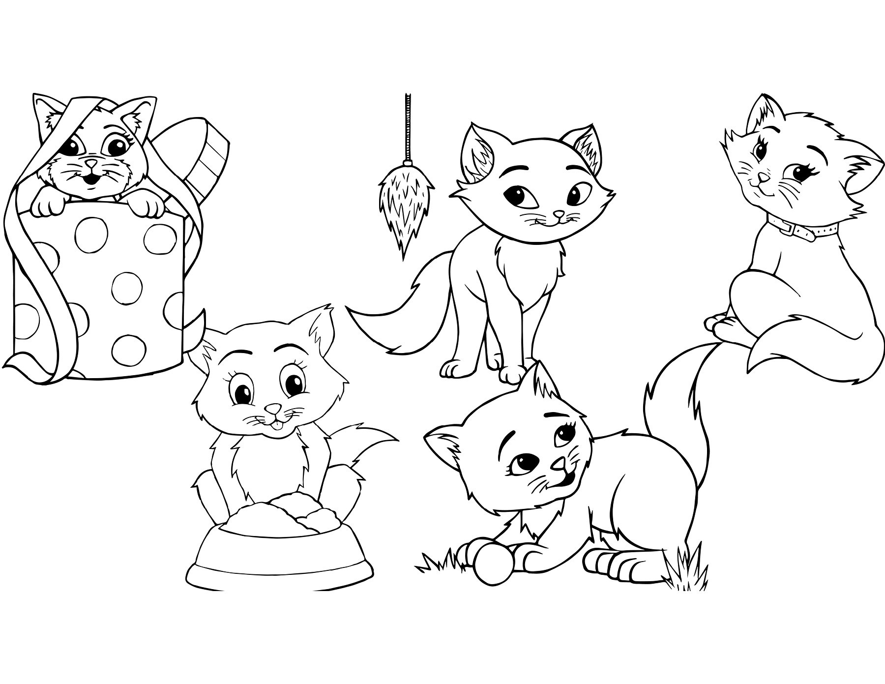 Puppy & Kitten PLR Coloring Pages Pages 1-9 - Flip PDF Download | FlipHTML5