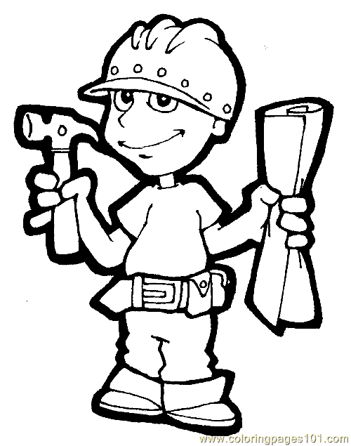 Various Jobs Coloring Page 15 Coloring Page for Kids - Free Others  Printable Coloring Pages Online for Kids - ColoringPages101.com | Coloring  Pages for Kids