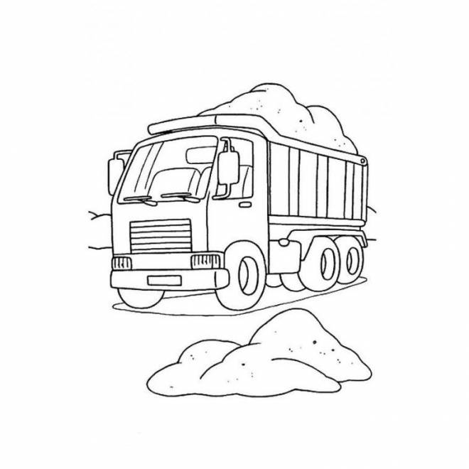 Coloring Pages | Dump Truck Coloring Pages Download
