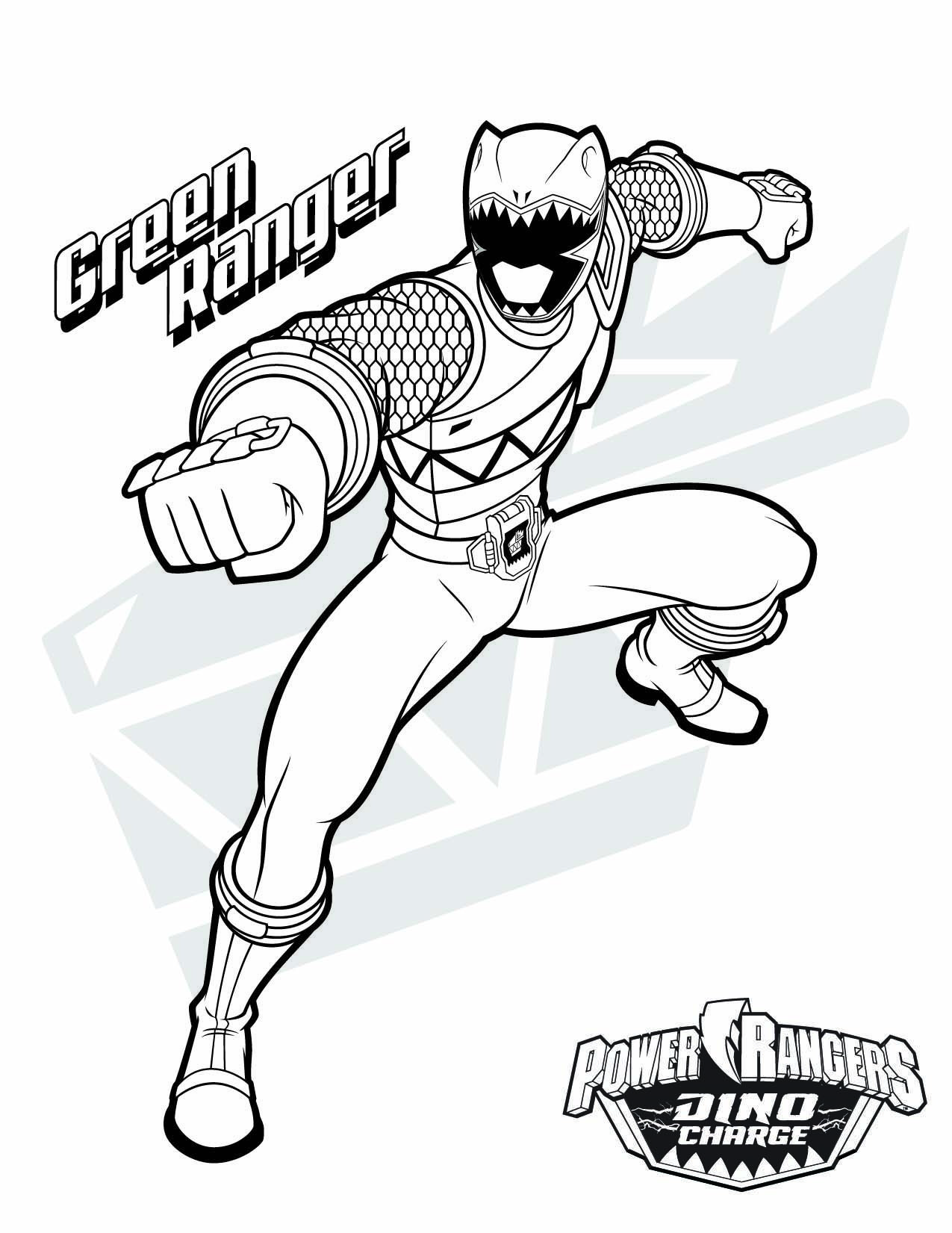 power rangers dino charge coloring sheets