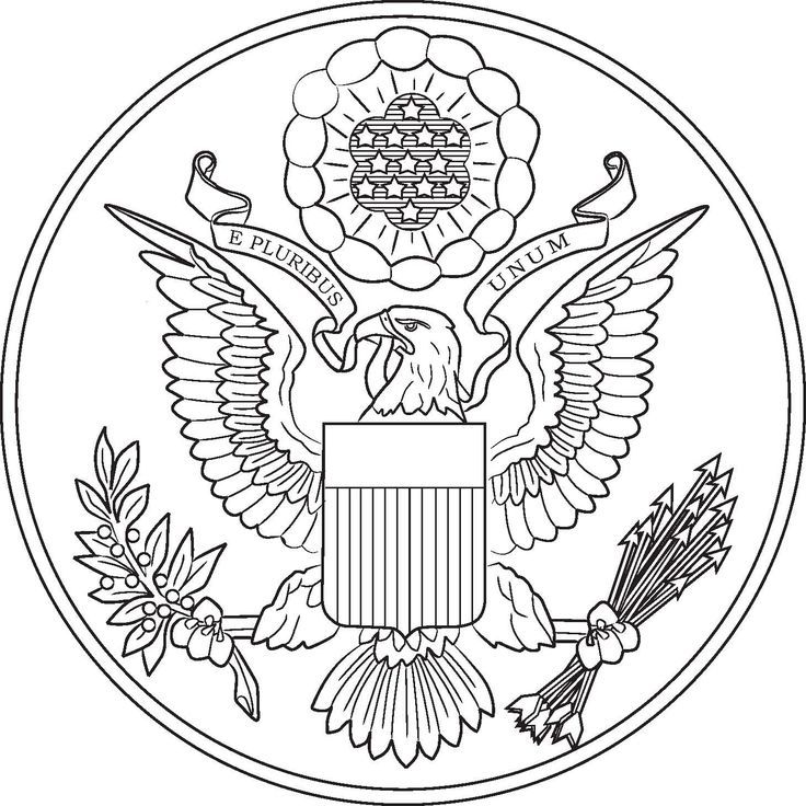 Creative Presidential Seal Sketch Drawing 