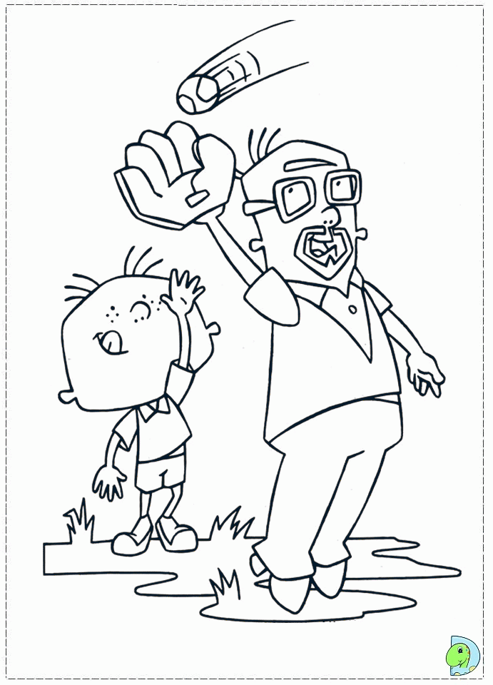 Flat Stanley Coloring Page | Tookogie