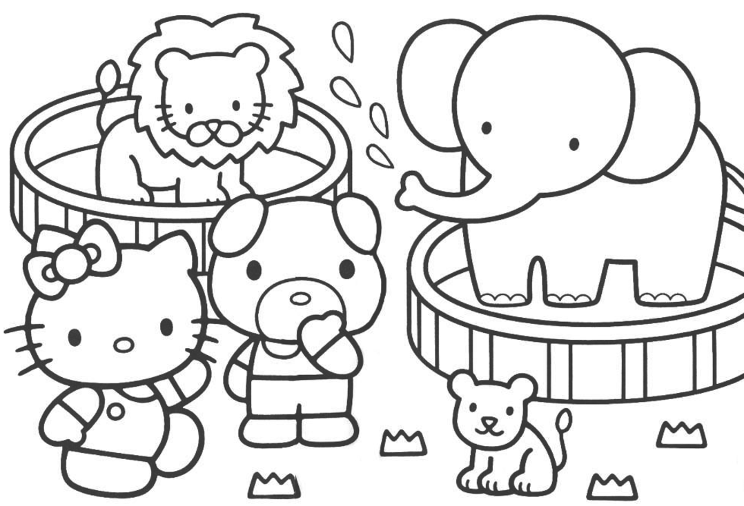 Zoo Coloring Pages For Girls Free Printable Coloring Pages For ...