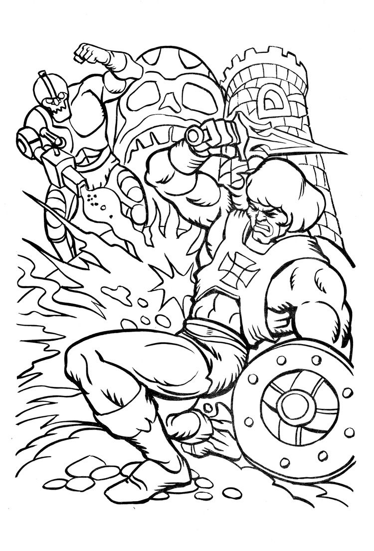 He Man Coloring Pages To Download And Print For Free - Coloring Home