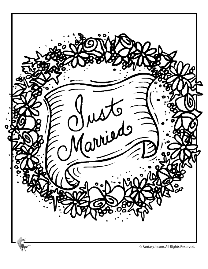 Wedding Coloring Pages - Bestofcoloring.com