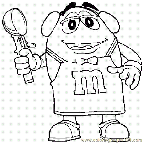 m and m coloring pages | Coloring Pages M & M'006 (10) (Cartoons ...