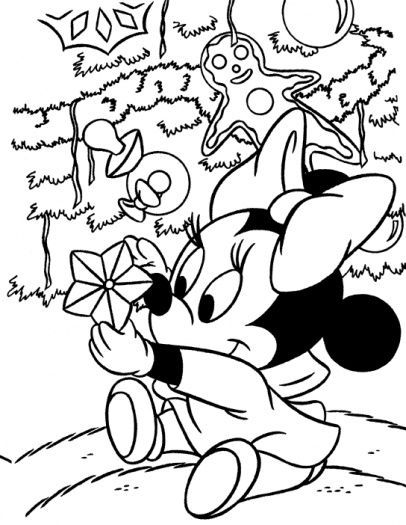 Minnie mouse, Coloring pages and Coloring