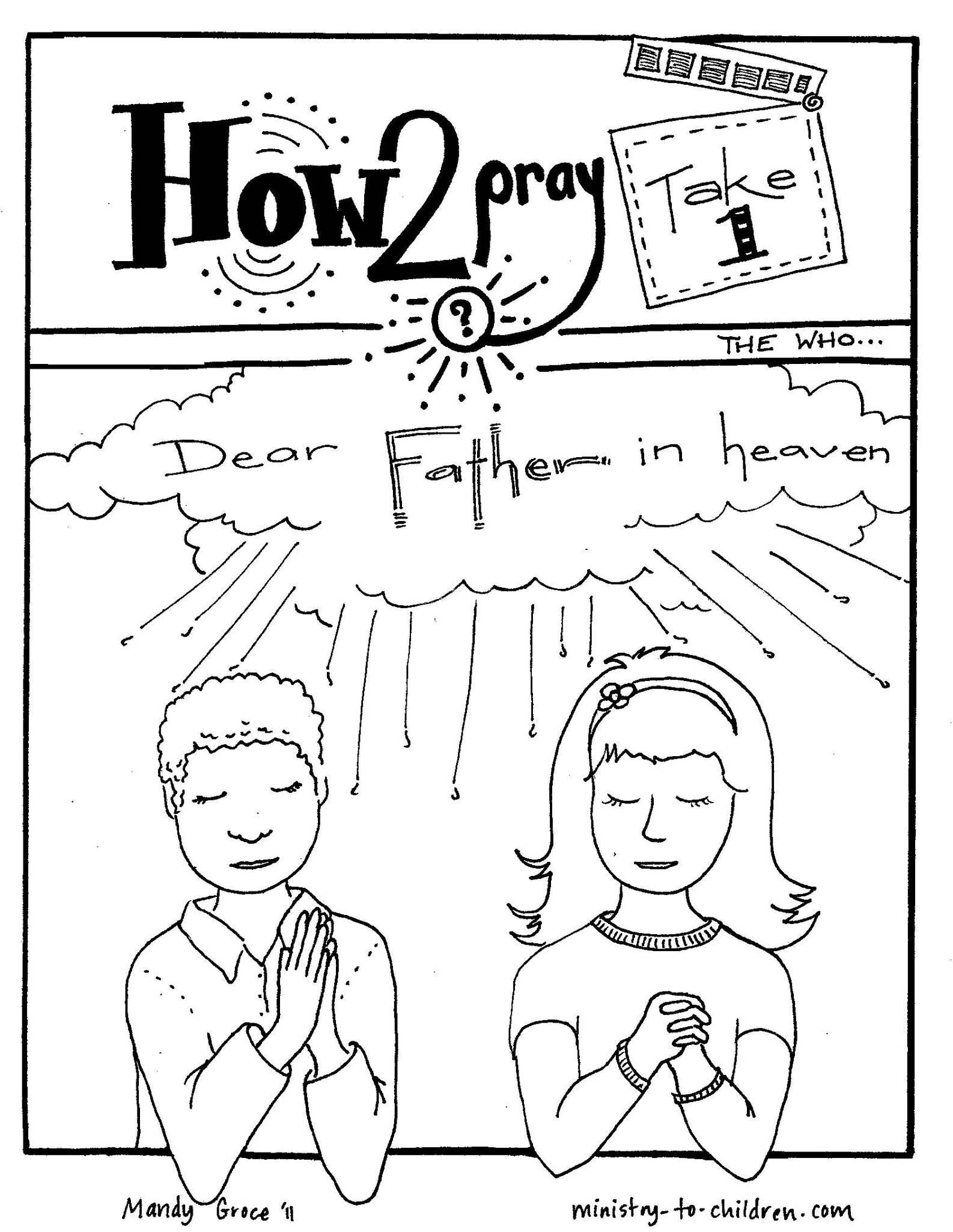 The Lord's Prayer Coloring Book for Kids (FREE) 5 Pages – Sunday School  Store