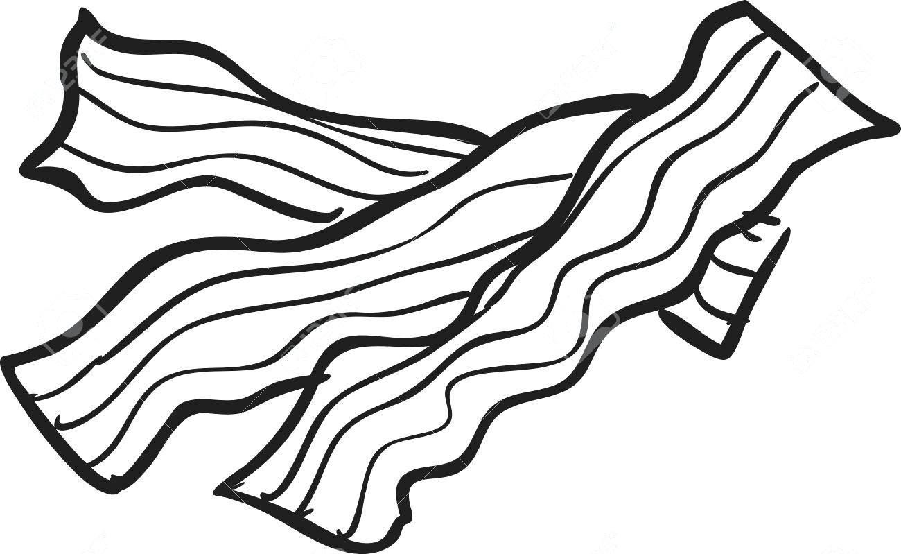 Bacon clipart coloring page, Picture #68222 bacon clipart coloring page