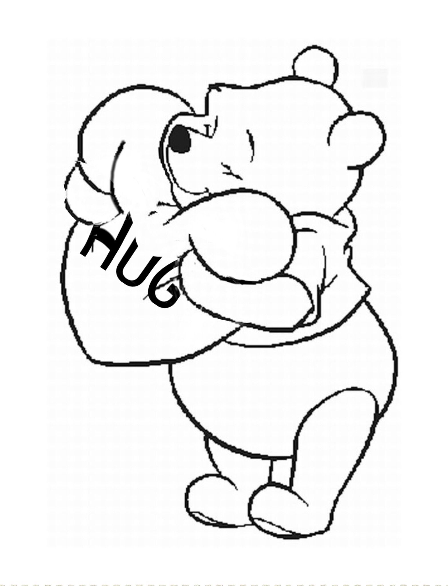 This is what a hug is, by SIMC | Bear coloring pages, Valentine coloring  pages, Cartoon coloring pages