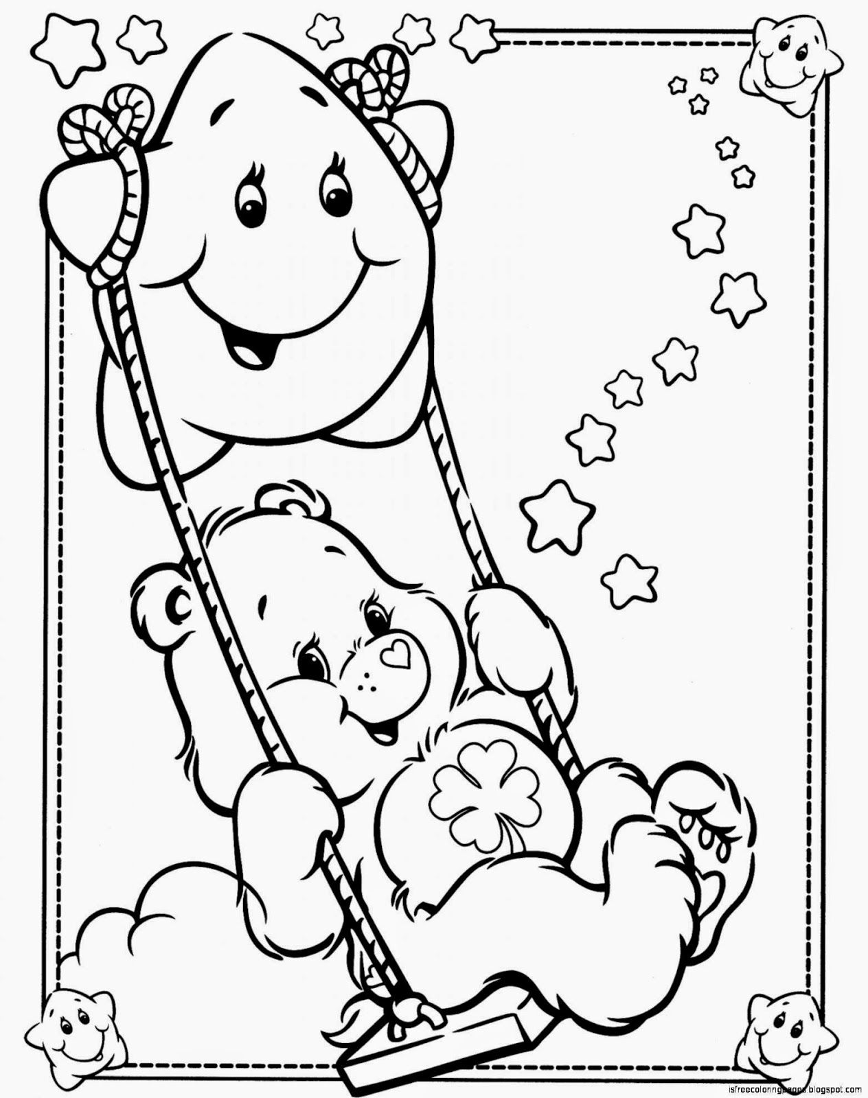 Care Bear - Coloring Pages for Kids and for Adults