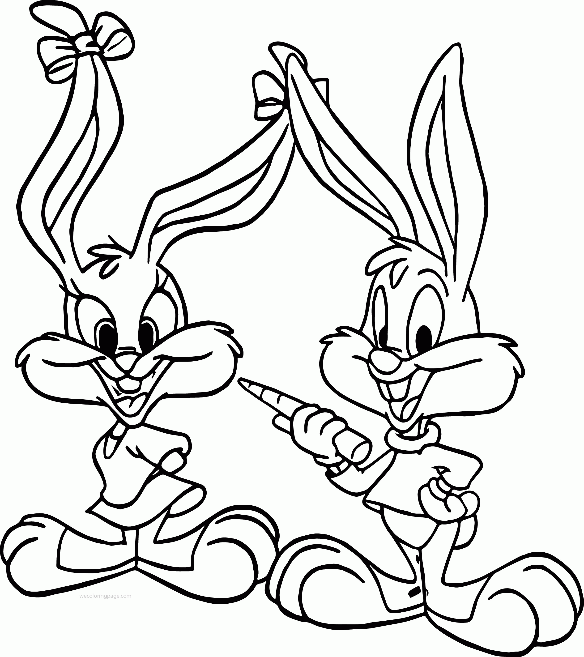 Download Baby Bugs Bunny And Lola Coloring Pages - Coloring Home