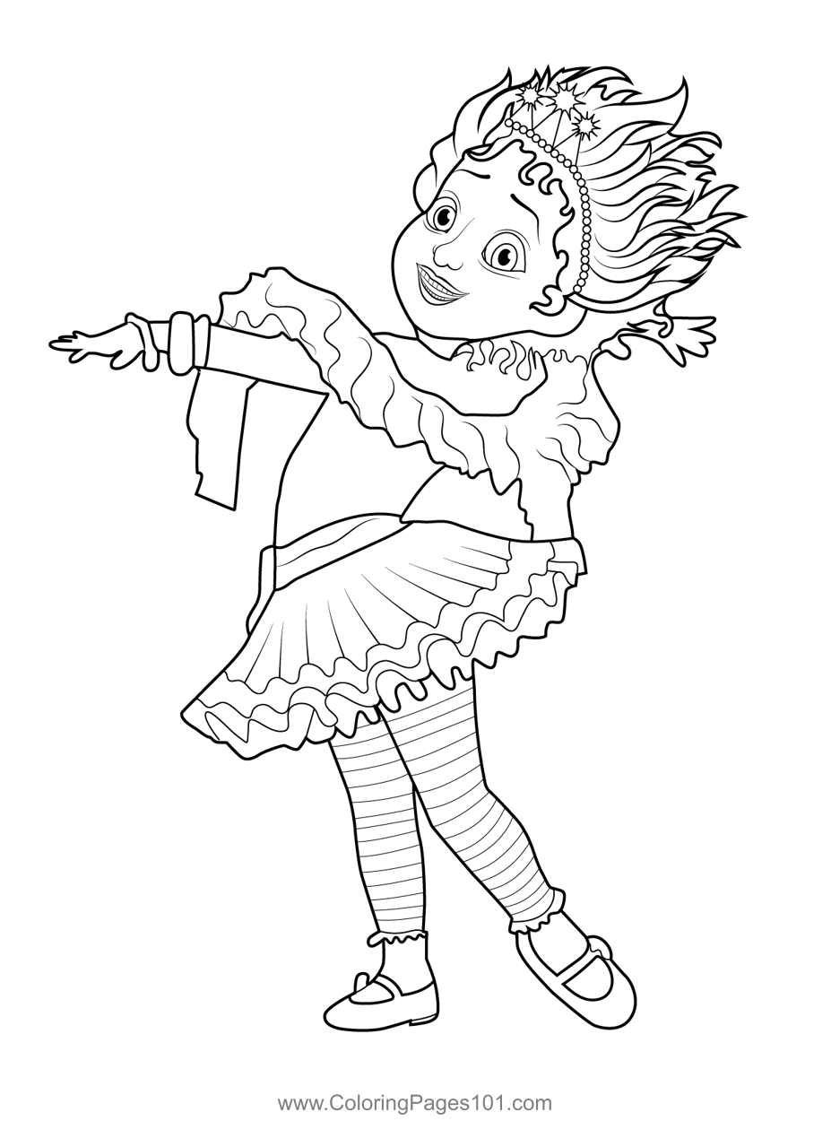 Nancy Margaret Clancy Fancy Nancy Clancy Coloring Page for Kids - Free Fancy  Nancy Clancy Printable Coloring Pages Online for Kids -  ColoringPages101.com | Coloring Pages for Kids