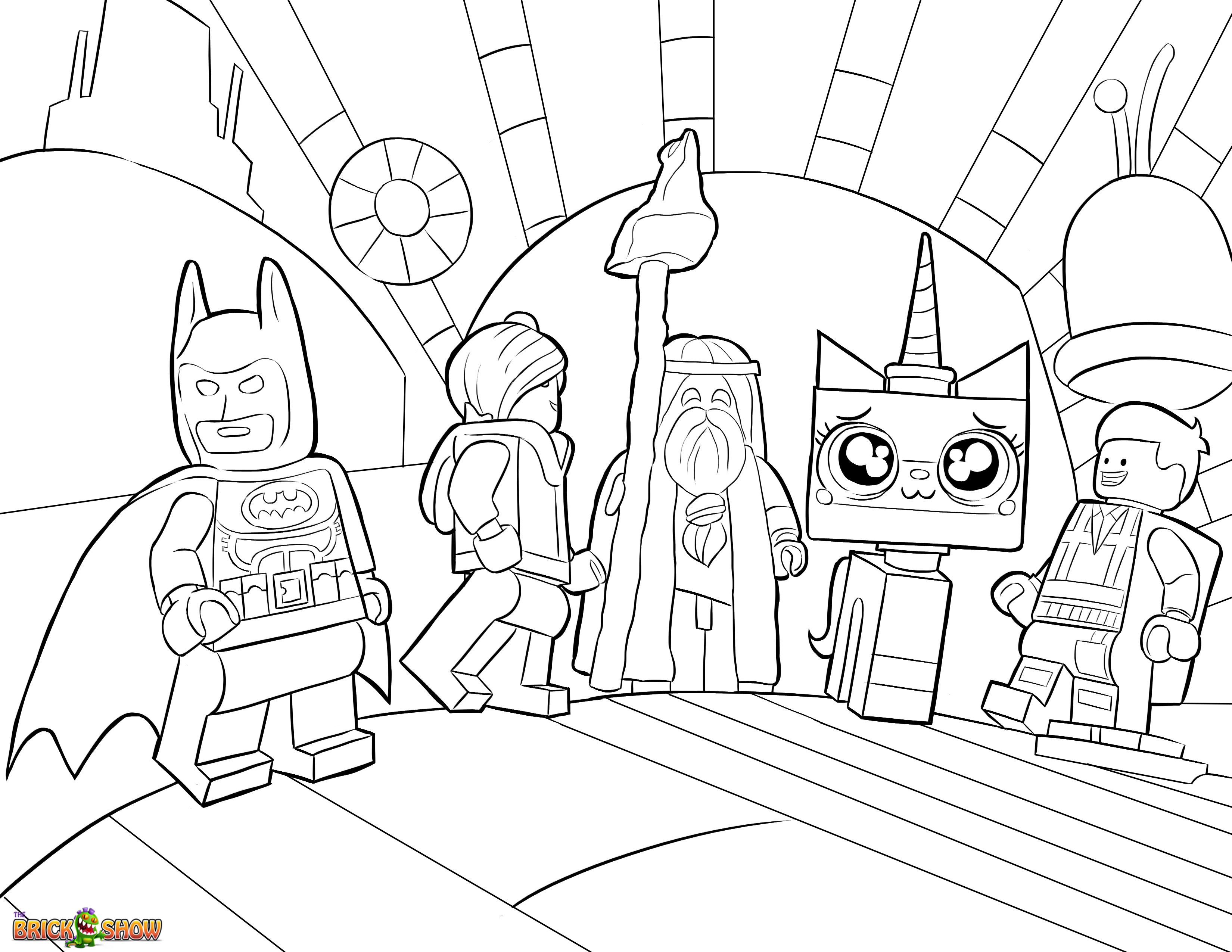 The LEGO Movie Coloring Pages : Free Printable The LEGO Movie ...