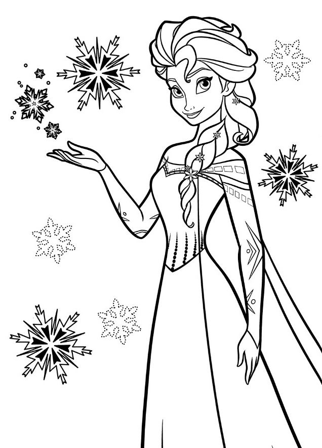 Free Printable Elsa Coloring Pages for Kids | Disney princess ...