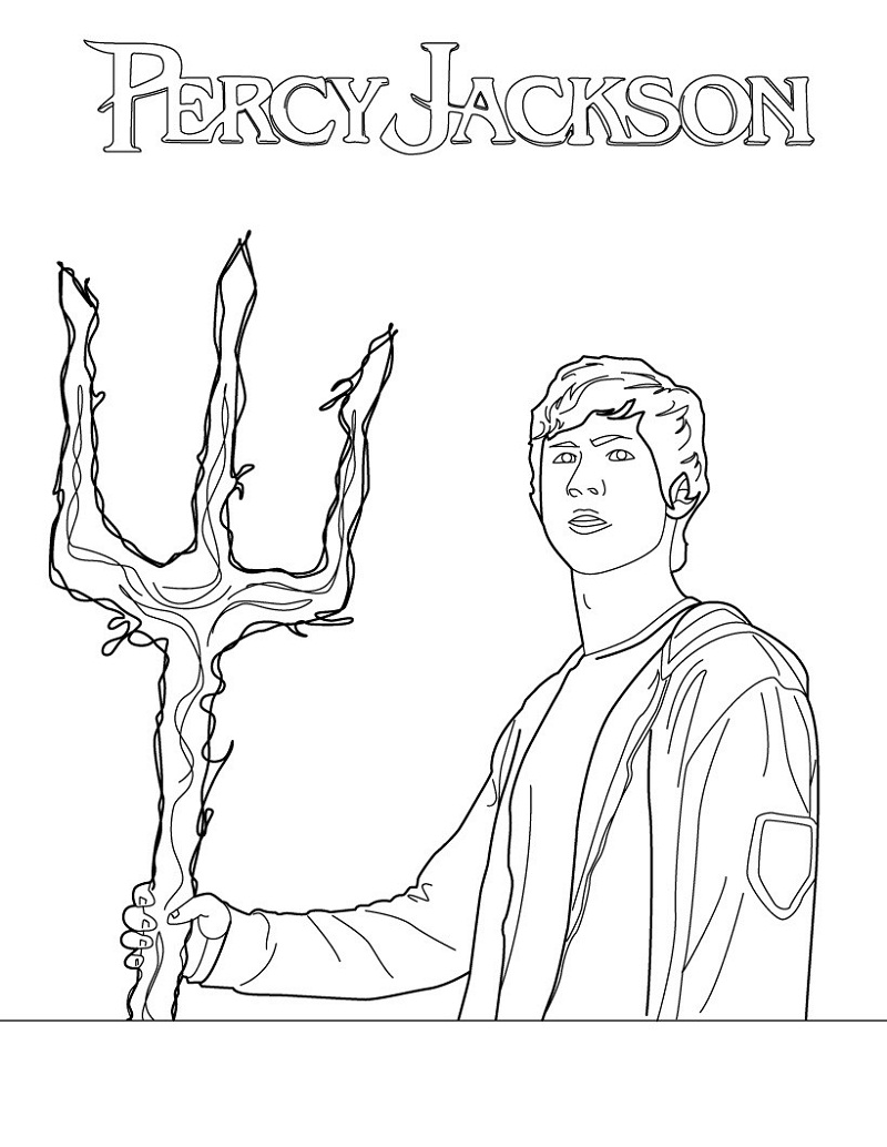 Percy Jackson Coloring Pages Coloring Home