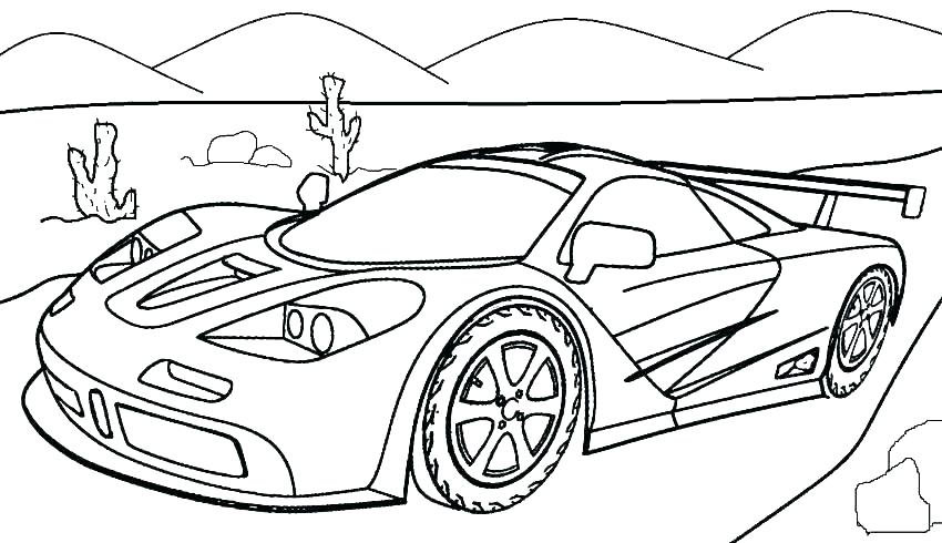 Car Coloring Pages To Print at GetDrawings | Free download