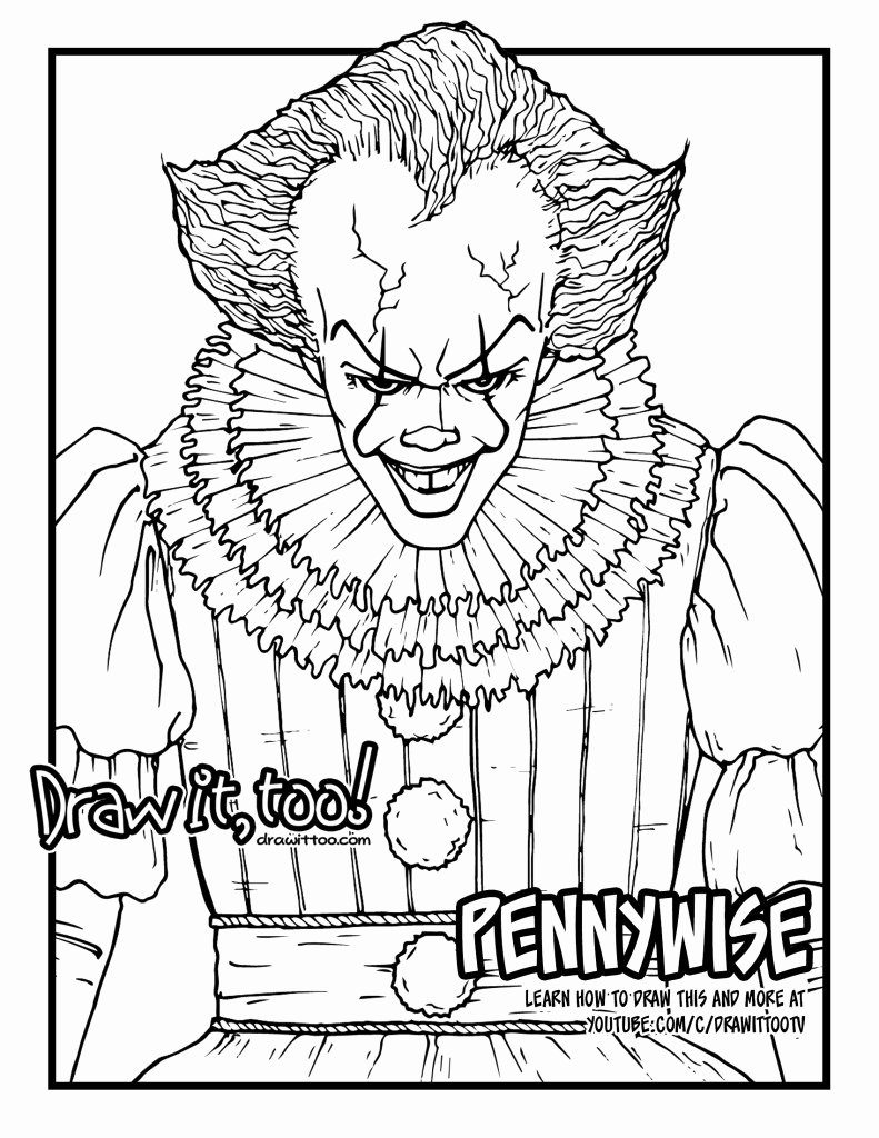 Pennywise Coloring Pages - Coloring Home