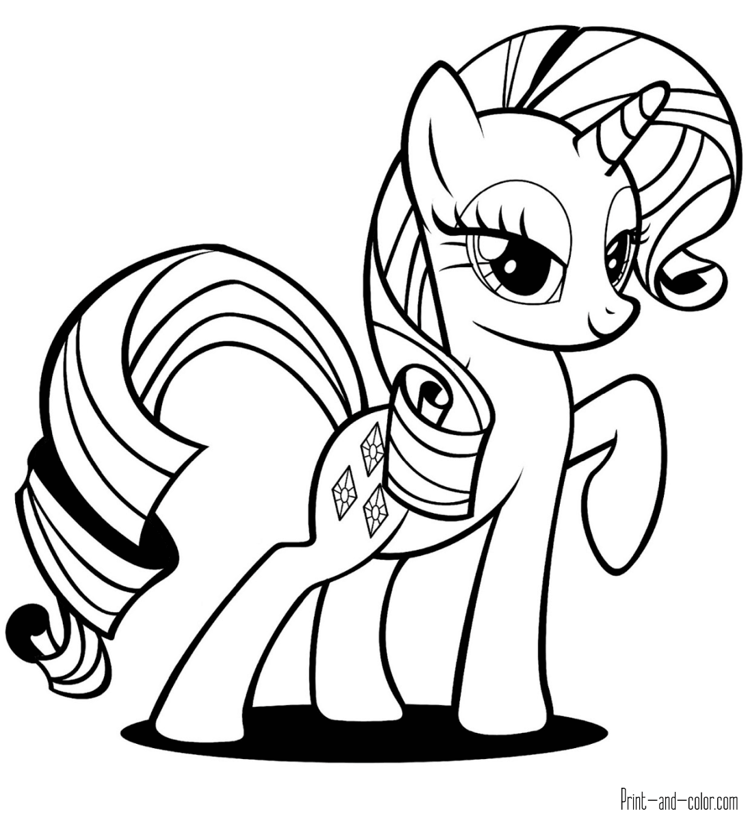 My Little Pony Coloring Pages | Print And Color.com - Coloring Home