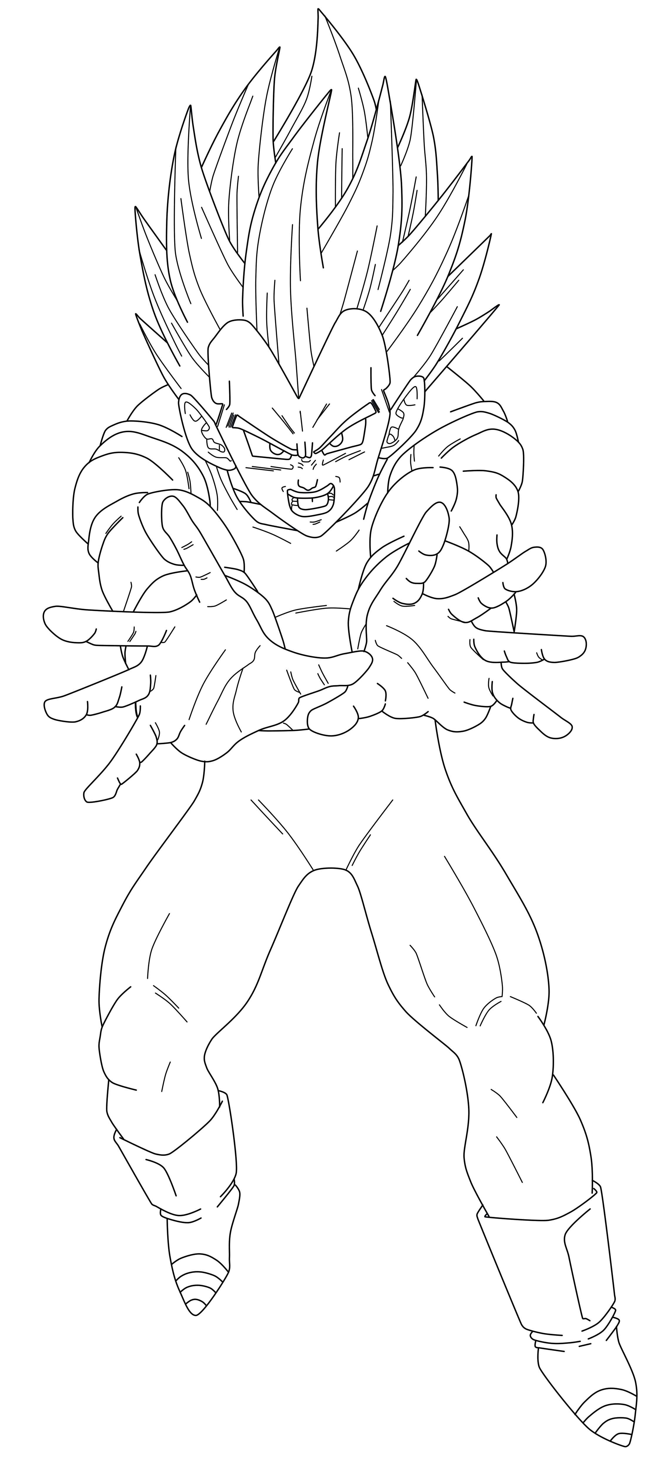 Goku Vs Majin Vegeta Coloring Pages - More information on ...