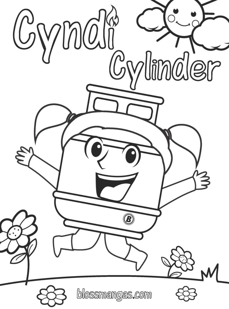 Kids Corner Coloring Pages and Mazes With Propane Pete and Cyndi Cylinder -  Blossman Gas