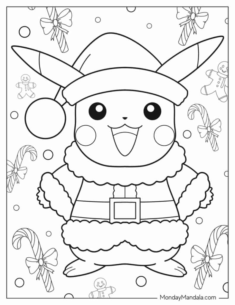 38 Pikachu Coloring Pages (Free PDF ...