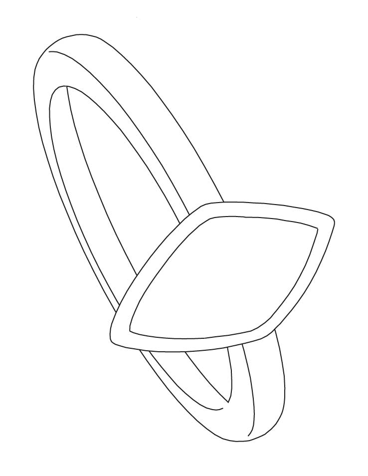 Diamond ring coloring pages | Download Free Diamond ring coloring pages for  kids | Best Coloring Pages