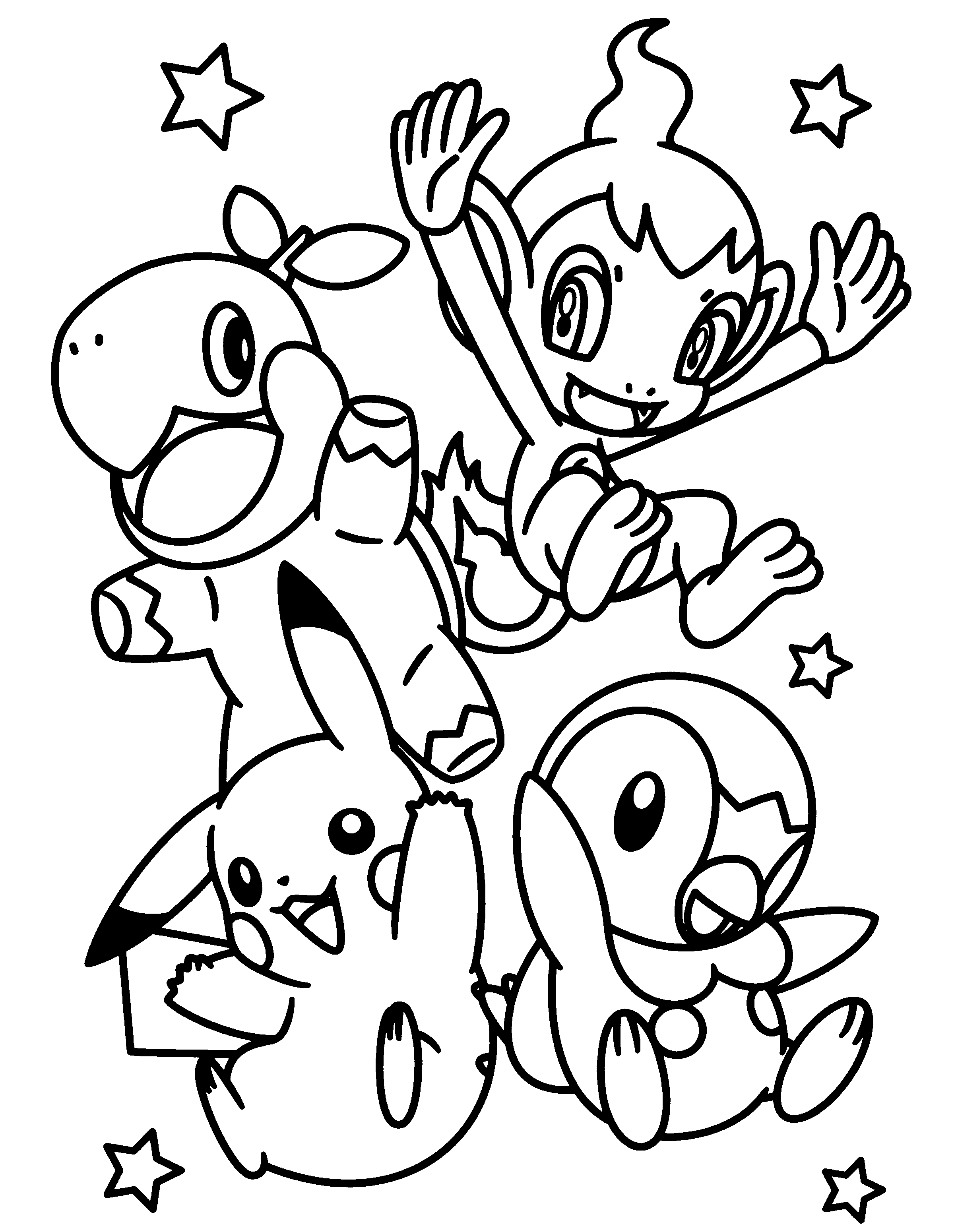 Piplup Coloring Page.