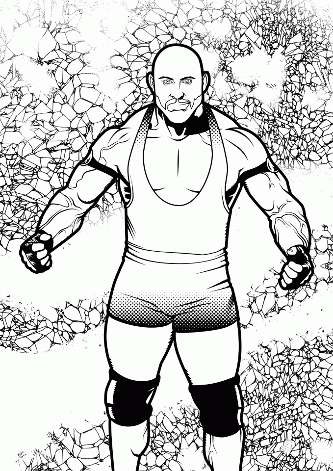 Wwe Triple H Coloring Pages Coloring Home