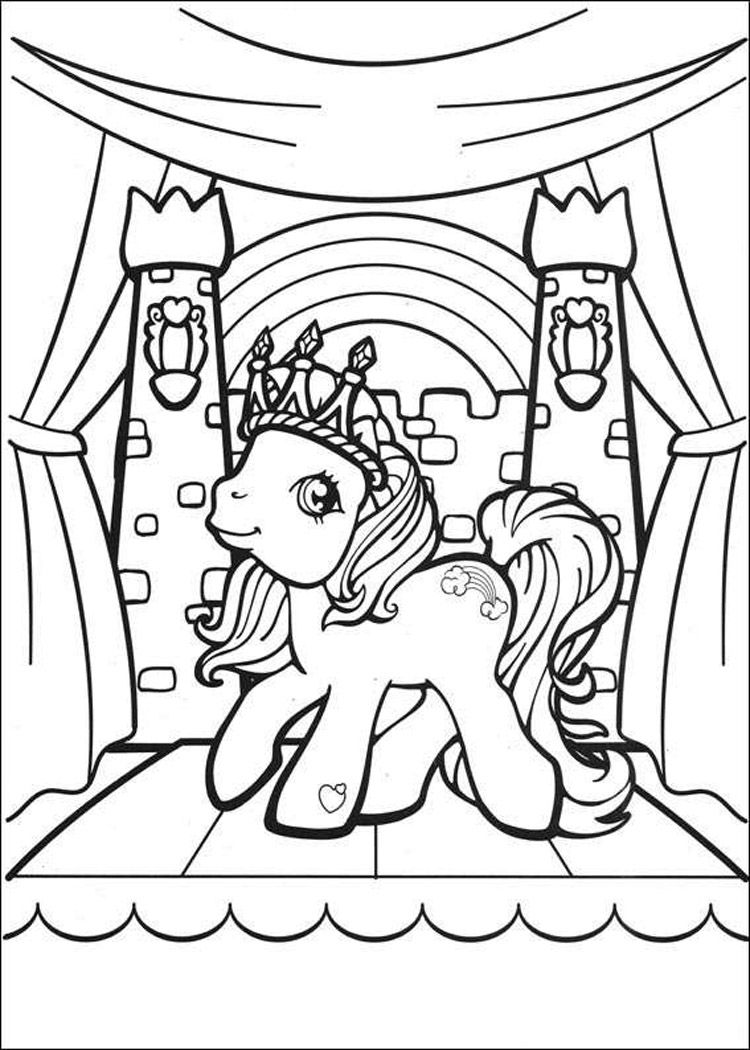 Lovely and Cute My Little Pony Coloring Pages