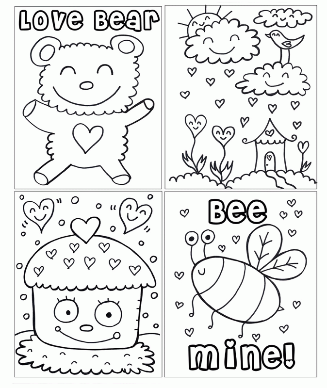 Cute Cupcake - Coloring Pages for Kids and for Adults