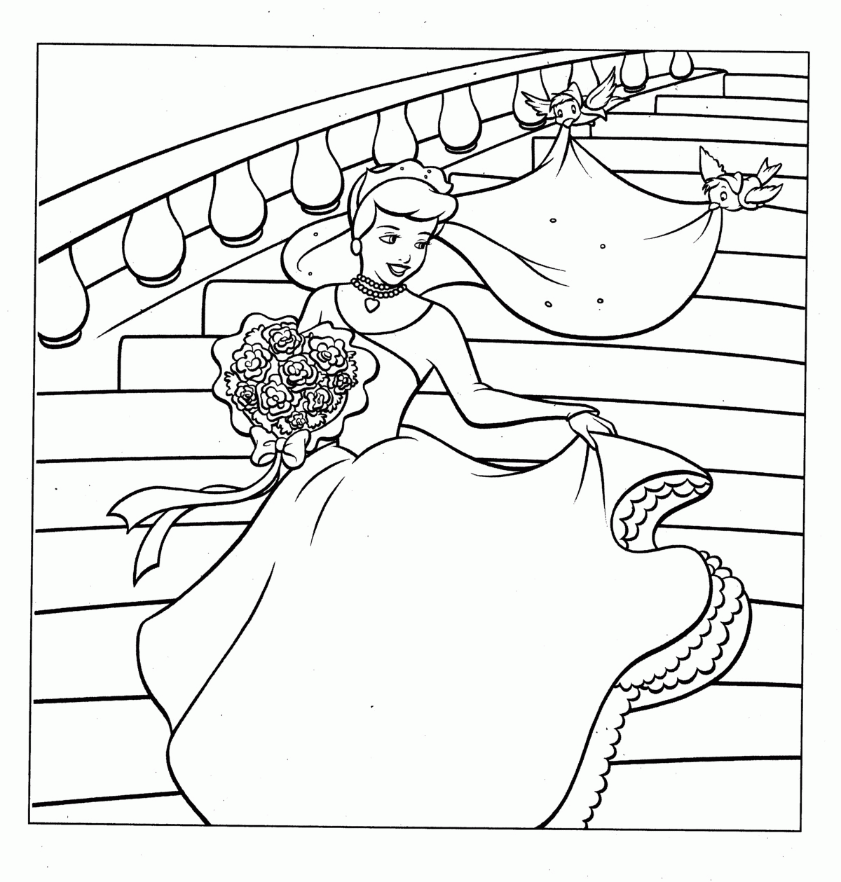 Featured image of post Cinderella Colouring Pictures The coolest free disney coloring sheets you can print out