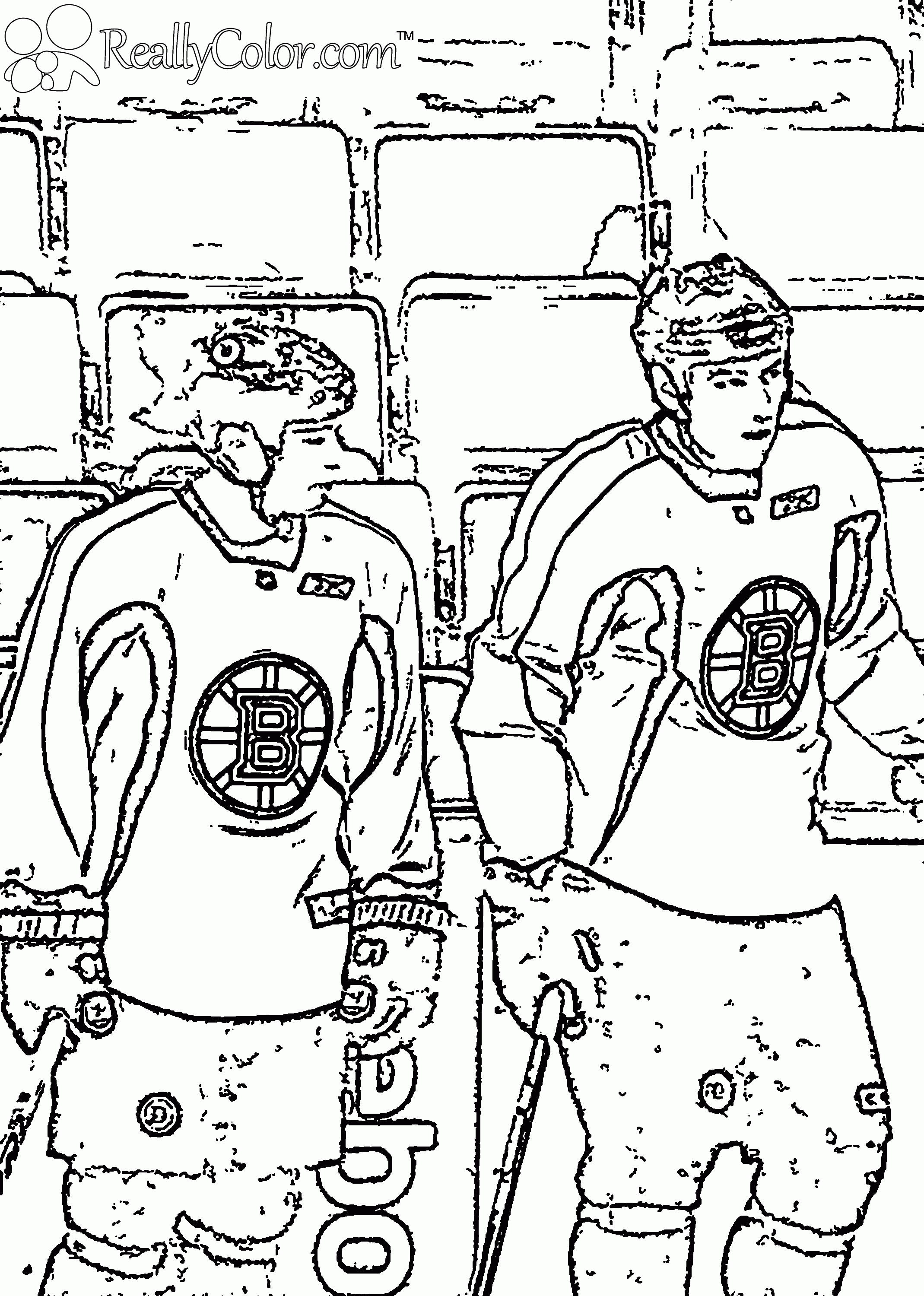 Boston Bruins Coloring Pages Coloring Pages