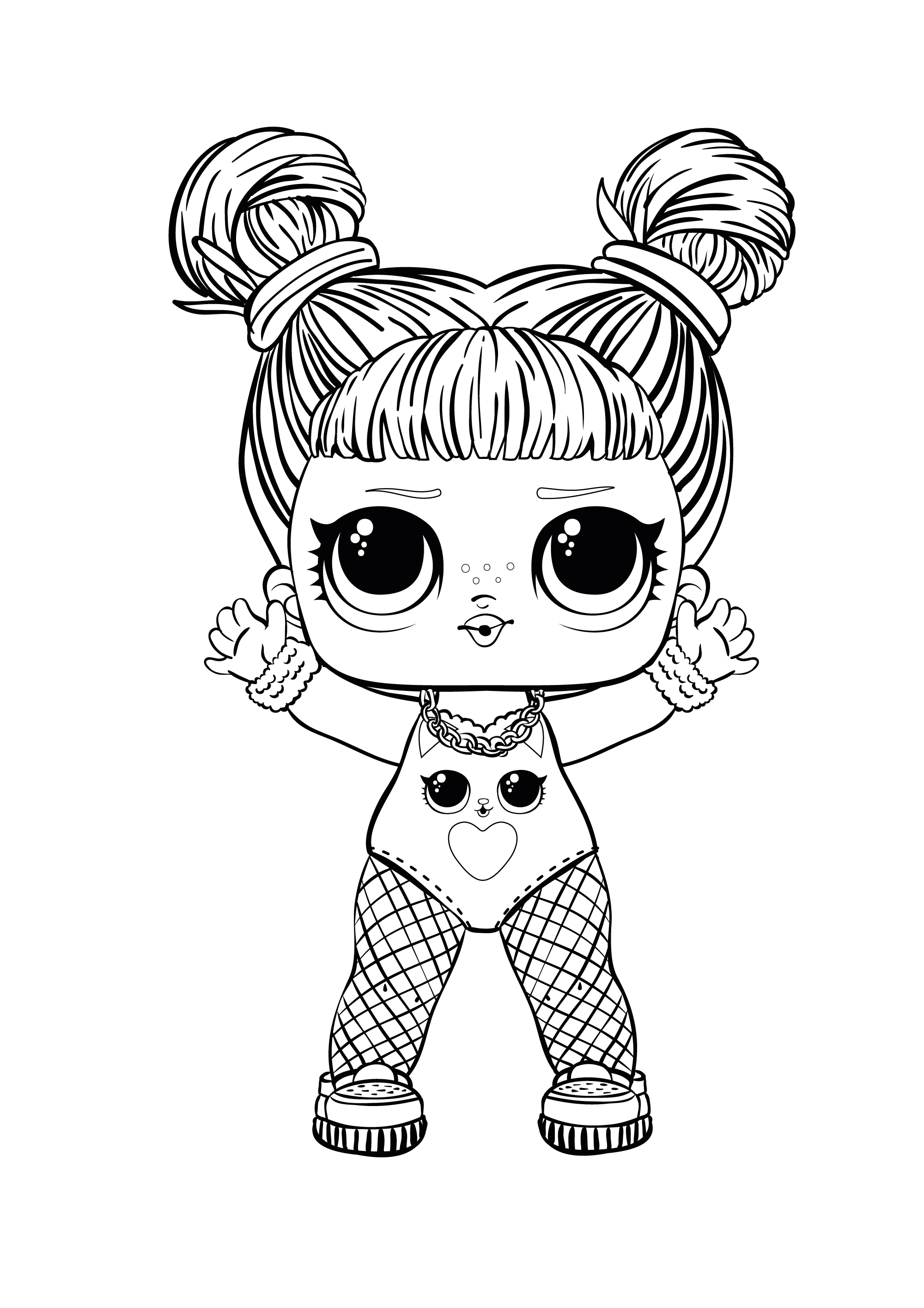OMG Dolls Coloring Pages - Coloring Home